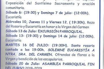 Programa de las fiestas de El Ejido 2019 (Foto TA)